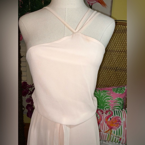 Nouvelle Amsale Bridesmaid/Formal Dress Norah Peach 🍑 Bellini Size Small - Picture 6 of 16